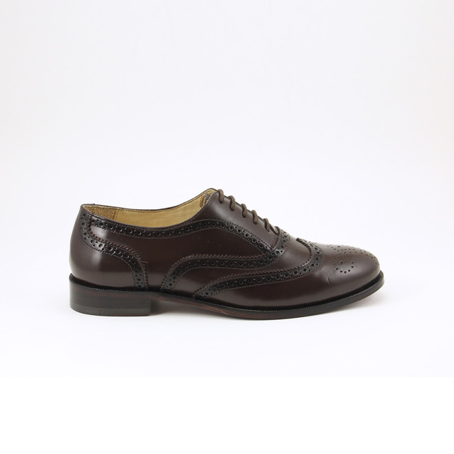 Sapato Feminino Brogue Baeza Café