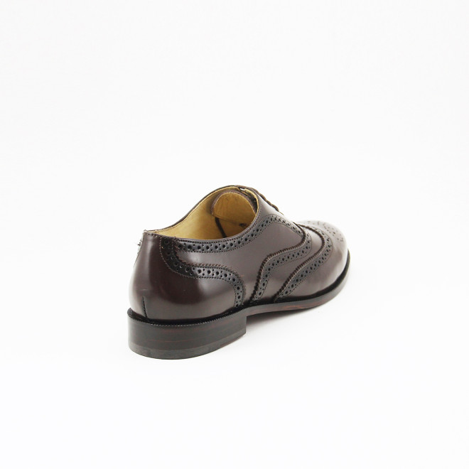 Sapato Feminino Brogue Baeza Café