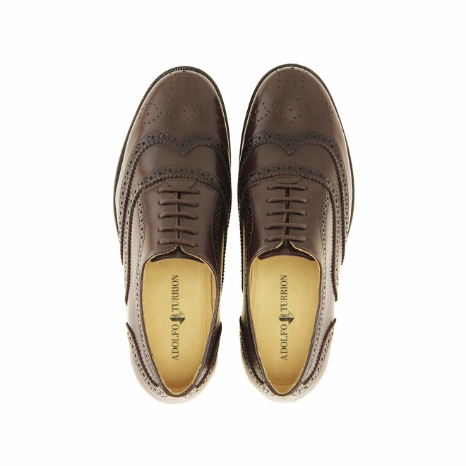 Sapato Feminino Brogue Baeza Café