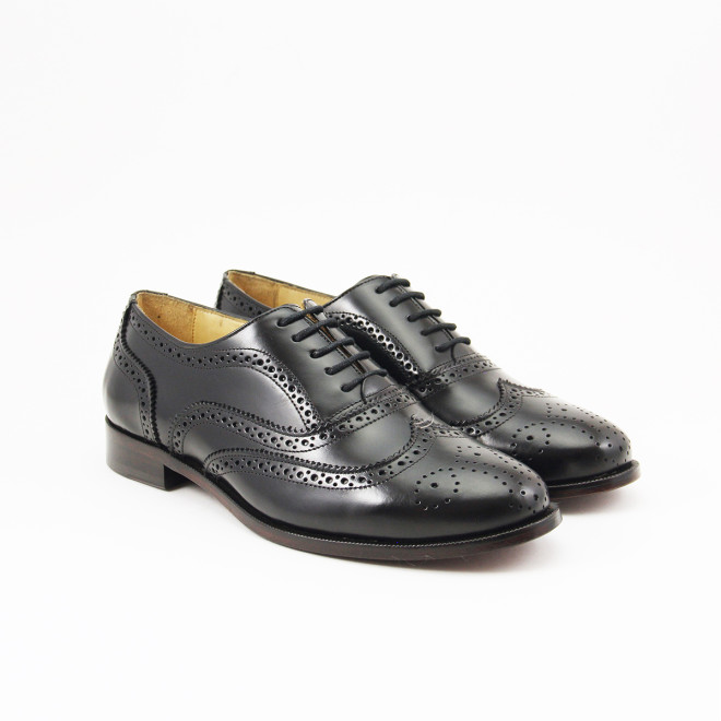 Sapato Feminino Brogue Baeza Preto