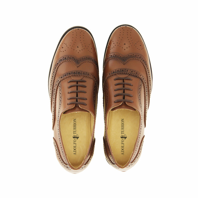 Sapato Feminino Brogue Baeza Whisky