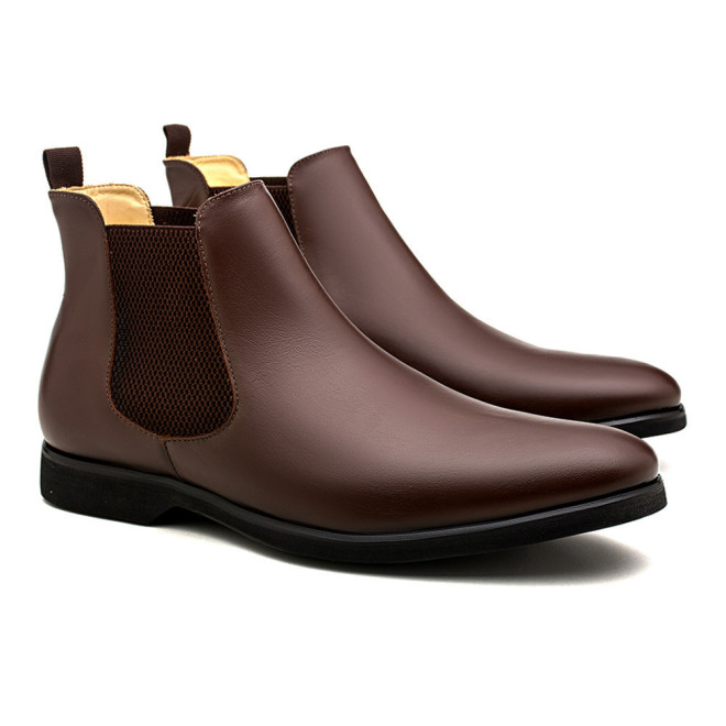 Bota Masculina Chelsea Parla Café - Sola Borracha