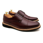 Sapato Masculino Derby Almería Burgundy