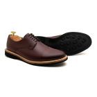 Sapato Masculino Derby Almería Burgundy