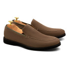 Sapato Masculino Loafer Allambra Camurça Oliva