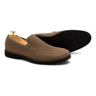 Sapato Masculino Loafer Allambra Camurça Oliva