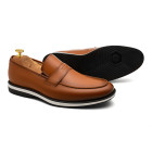 Sapato Masculino Loafer Turre Caramelo