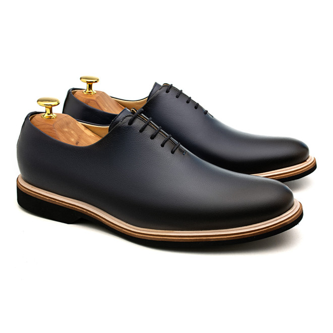 Sapato Masculino Wholecut Oxford Linares Marinho