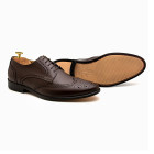 Sapato Social Derby Brogue Barceo Café