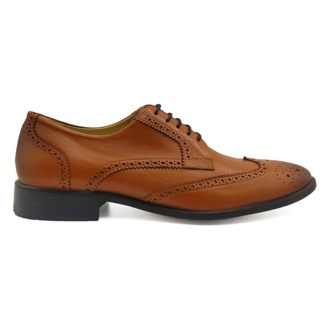 Sapato Social Derby Brogue Barceo Preto