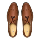 Sapato Social Derby Brogue Barceo Whisky