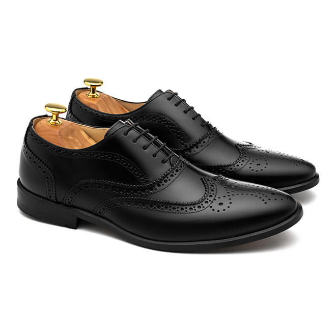 Sapato Social Brogue Málaga Preto