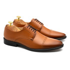 Sapato Social Derby Alaraz Caramelo (english Tan)