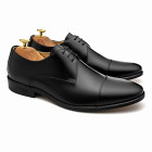 Sapato Social Derby Cap-toe Alava Preto