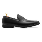 Sapato Social Loafer Alicante Preto - Sola Borracha