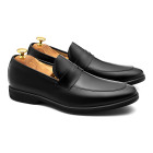 Sapato Social Loafer Alicante Preto - Sola Borracha