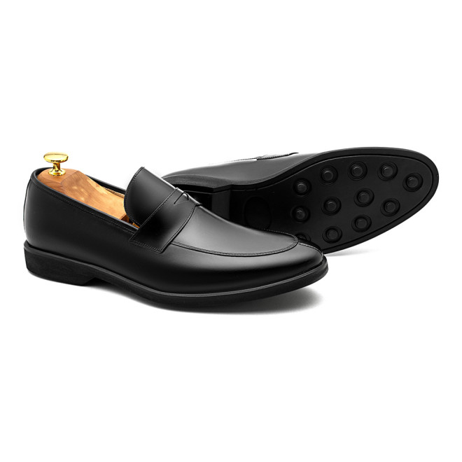 Sapato Social Loafer Alicante Preto - Sola Borracha