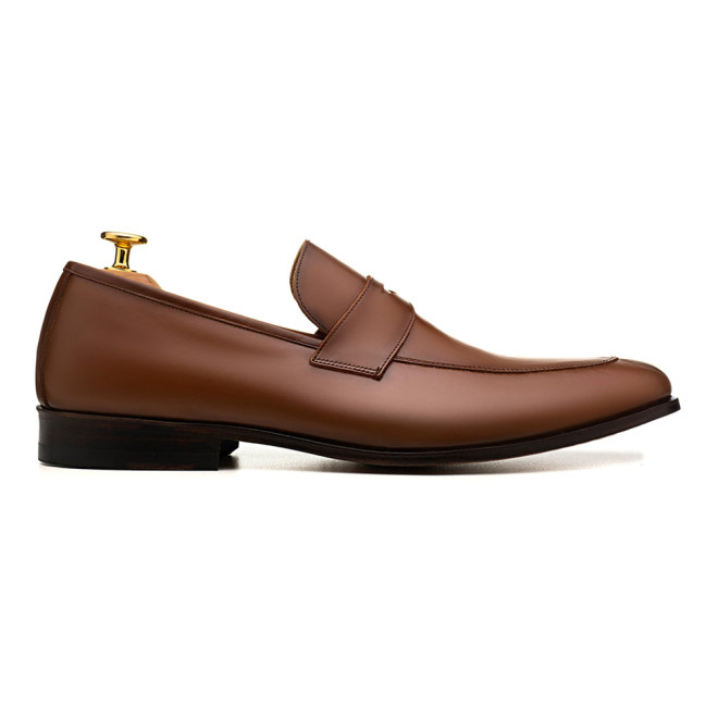 Sapato Social Loafer Alicante Whisky