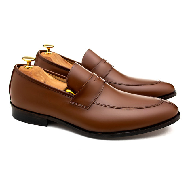 Sapato Social Loafer Alicante Whisky