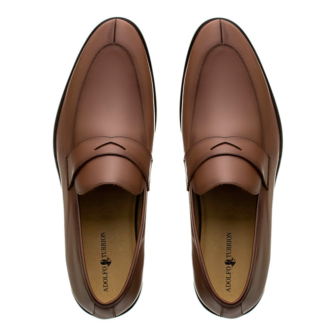 Sapato Social Loafer Alicante Whisky