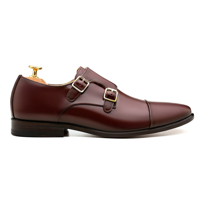 Sapato Social Monk Strap Cartagena Whisky