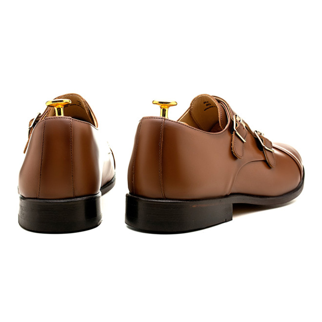 Sapato Social Monk Strap Cartagena Whisky