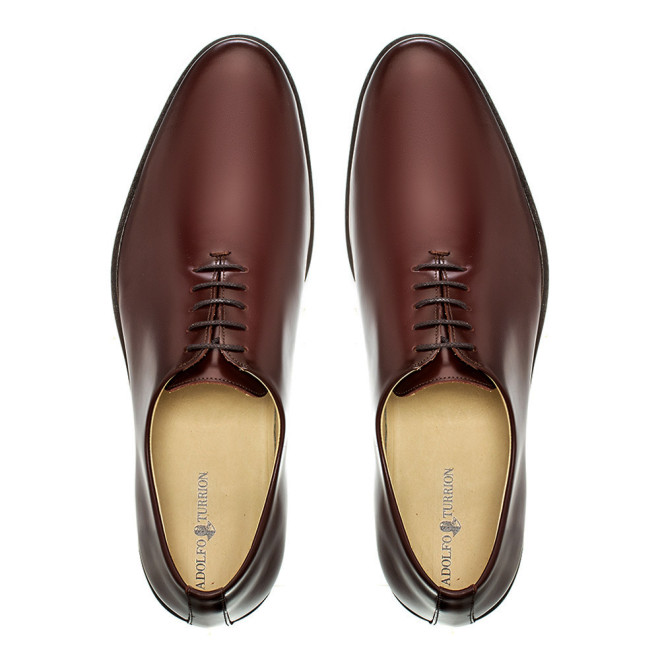 Sapato Social Wholecut Oxford Madrid Burgundy