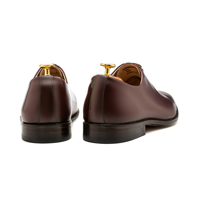 Sapato Social Wholecut Oxford Madrid Burgundy