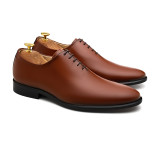 Sapato Social Wholecut Oxford Madrid Conhaque