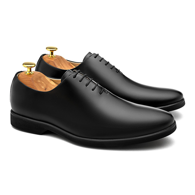 Sapato Social Wholecut Oxford Madrid Preto - Sola Borracha